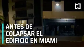 Antes del derrumbe de un edificio en Miami cayeron escombros y agua - Expreso de la Mañana