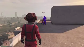 GTA 5 pogo the space monkey catches hands with aliens for talking hot on the net but then dies