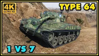 World of Tanks | Type 64 - 9 Kills - 3,3K Damage - 1 VS 7 Gameplay