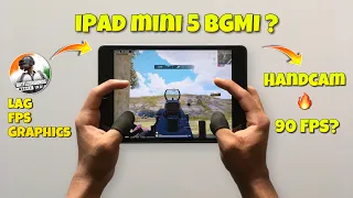 IPAD MINI 5 BGMI TEST WITH RECORDING 2024 🔥BALANCED EXTREAME+HDR4K GRAPHICS UPCOMING 90FPS? 😍