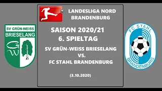 Saison 2020/21 Landesliga Nord (BRB) 6.Spieltag SV Grün-Weiß Brieselang vs. FC Stahl BRB (3.10.2020)