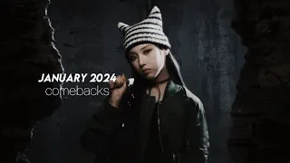 ranking january 2024 comebacks