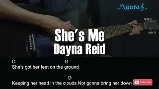 Dayna Reid - She's Me Guitar Chords Lyrics