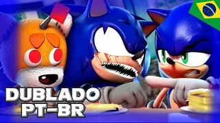 O debate de Sonic com Sonic.exe [JEFFERY DALLAS - Waffles Parody] (DUBLADO PT-BR 🇧🇷)