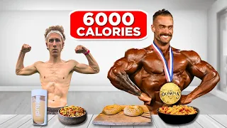 Distance Runner Eats Chris Bumstead's 6000 Calorie Bulking Diet