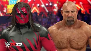 WWE 2K23 - Kane Vs Goldberg FULL GAMEPLAY (PS5)