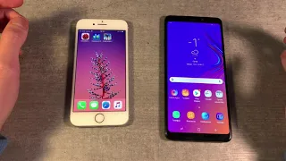 iPhone 8 vs Samsung Galaxy A9 2018