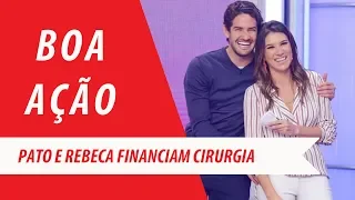 ALEXANDRE PATO E REBECA ABRAVANEL PAGAM CIRURGIA DE MENINO COM DOENÇA RARA (2019)