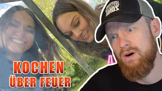 OUTDOOR kochen über dem Feuer mit KIENSPAN & Birkenrinde | Fritz Meinecke reagiert