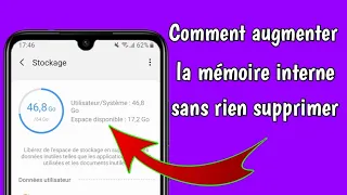 Comment augmenter la mémoire interne sans rien supprimer