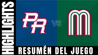 Resumen | 🇵🇷 Puerto Rico Vs 🇲🇽 México. 4to de final | Clásico Mundial de Béisbol