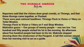 The Miracle Worker - The Price Of Peace  | Oxfrod Bookworms 4 | Learn English through Story