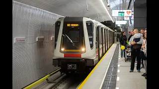 Warsaw Metro M2 | Linia M2 metra w Warszawie | Polska | Poland