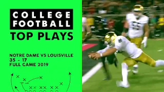 Notre Dame vs Louisville 2019 Full Game - College Football