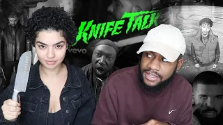 EXPECT THE UNEXPECTED 🗡🖤 | Drake ft. 21 Savage & Project Pat - Knife Talk (Official Video) REACTION