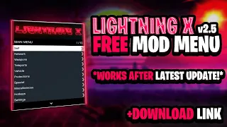 GTA V ONLINE PC 1.60 - Lightning X Mod Menu V2.5 | FREE DOWNLOAD