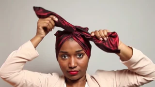 Turban tutorial - wire headwrap