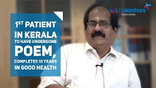 1st patient in Kerala to have undergone POEM, completes 10 years in good health - VPS Lakeshore