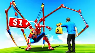 Buying Every NEW SPIDERMAN For 1$ (GTA 5)