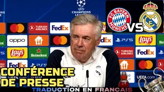 CONFERENCE DE PRESSE FR | Bayern Munich vs Real Madrid | Ancelotti | LIGUE DES CHAMPIONS