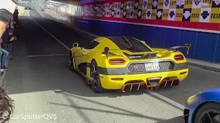 SUPERCARS ARRIVING IN TUNNEL! F12 N-Largo S, Regera, Agera R, Zenvo TSR-S, 2JZ Supra's, Aventadors!!