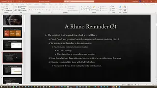 Bruno Voisin: Evolution of the Rhino Trading Strategy 20210420