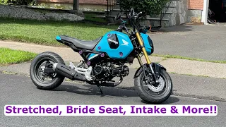 I Stretched And Added New Parts To My 2024 HONDA GROM!