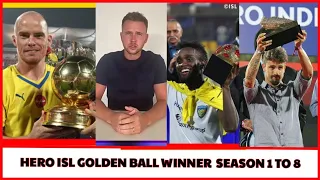 Hero ISL Golden Ball Winner List Season 1 to Season 8 | Isl Golden Ball Award Winner List |