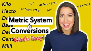 THE METRIC SYSTEM | Metric Unit Conversions | SI Units | Chemistry Unit Conversions