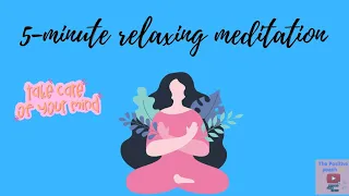 5-Minute meditation Anyone can do Anywhere|Re-center & clear your Mind 🧘🏻‍♀️💫