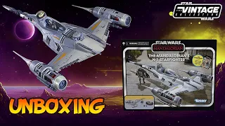 🙀¡COMENZAMOS 2024 CON UN UNBOXING BESTIAL!🙀 N-1 STARFIGHTER THE MANDALORIAN - THE VINTAGE COLLECTION