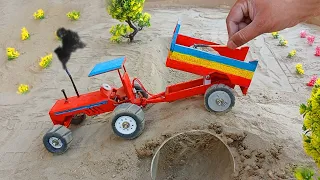 Diy tractor bridge making mini science project | Bridge making | Mini rustic | Mini Production