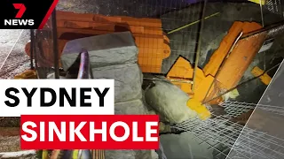 Gigantic sinkhole opens up at Dover Heights in Sydney’s east | 7 News Australia