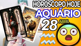 🌓GIGANTE É O SALTO QUE VOCÊ VAI EXPERIMENTAR❗️😱 Aquário ♒ 28 abril 2024 | Horoscopo do dia de hoje ♒