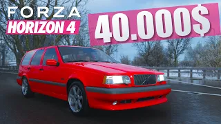 Volvo vs Volkswagen - Авто Челлендж - Бюджет 40.000$ - Forza Horizon 4 + РУЛЬ