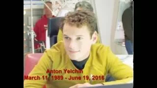 Anton Yelchin - March 11, 1989 - June 19, 2016 - R.I.P