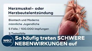 IMPFSTOFF–STUDIE: Herzmuskelentzündungen und Thrombosen – Das ist dran an den Nebenwirkungen