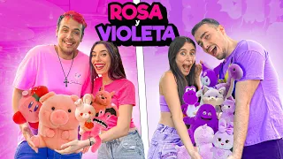 24 HORAS COMPRANDO TODO ROSA Y VIOLETA