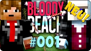 #001 BLOODY BEACH ♦ Minecraft - Erster | Let's Play / Battle