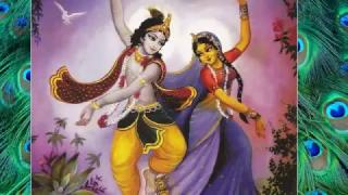 Во Вриндаване Кришна танцует для Радхи