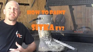 How to paint Sitka's EV2 Pattern