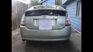 Toyota Prius w/Dead 12 volt Battery / How to Open the Rear Hatch & Jump Start or Charge