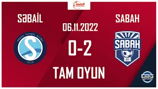 Səbail 0:2 Sabah | Misli Premyer Liqası, 13-cü tur |  TAM OYUN