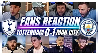 SPURS & CITY FANS REACTION TO SPURS 0-1 MAN CITY | FA CUP