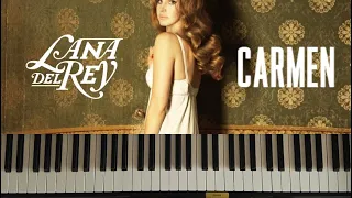 Lana Del Rey - "Carmen" Piano Cover
