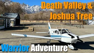 Piper Warrior to Death Valley & Joshua Tree