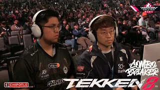 Combo Breaker 2024, Top 96. Knee (Bry) vs Tibetano (Cla). Mejores duelos, reacción!