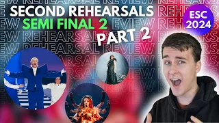 EUROVISION 2024: REHEARSAL 2 REACTIONS: SEMI FINAL 2 - Part 2