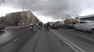 открытие мотосезона 18.04.2015 Мотомосква