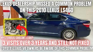 Lexus Dealership Missed THIS Common Problem on This LS460 | Toyota V8 Owners Be AWARE!